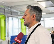 Hans Klaus, Mediensprecher der Berlinger-Gruppe. (Bild: Keystone)