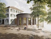 Die Kirchgemeinde erhielt für das geplante Kirchenzentrum 400 000 Franken anonym zugesichert. (Bild: Visualisierung: pd)