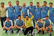 FC Uzwil Futsal ist Gruppensieger und darf die Aufstiegsspiele in die NLA bestreiten. (Bild: Urs Nobel)