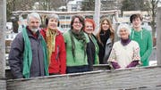 Kämpfen um Sitze im Kantonsrat: (von links) Remigius Holenstein (Lichtensteig), Ursa Baltensperger (Wattwil), Tabea Flotron (Hemberg), Daniela Vetsch Böhi (Wattwil), Tanja Schläpfer (Wattwil), Catherine Lieberherr (Wattwil) und Samuel Schiess (Lichtensteig). (Bild: uh.)