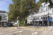 Hier sollen Ein- und Ausfahrt für die neue Parkgarage entstehen. (Bild: Urs Jaudas/Archiv)