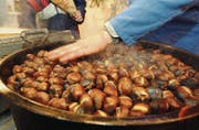 «Heissi Marroni; Marroni, ganz heiss»: Altstätten bekommt sein eigenes Marronifest. (Bild: Reto Martin)