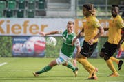 «Ich dachte, ich haue mal drauf.» Marco Aratore über den ersten seiner zwei Treffer. (Bild: Urs Bucher (Urs Bucher))