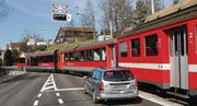 Dank Tunnel soll der Zug die Teufener Strasse auf ihrer Verzweigung mit der Demutstrasse nicht mehr queren müssen. (Bild: Reto Voneschen)