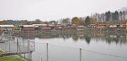 Am Campingplatz Sonnensee in Kriessern gibt es Leute, die in ihrem Wohnwagen überwintern. Neue «Dauercamper» wird es nicht mehr geben. (Bild: Kurt Latzer)