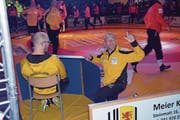 Hugo Dietsche (Bildmitte) ist mit voller Leidenschaft Trainer.