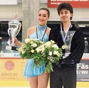 Die beiden Champions Romana Kaiser und Phillip Linan. (Bilder: David Metzger)