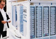Batteriespeichersystem für Solarstromanlagen, hier eines des französischen Herstellers Saft. (Bild: pd)