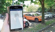 Bargeldloses Bezahlen der Parkgebühren ist im Rheintal auch ohne App möglich. (Bild: Archiv/Max Tinner)