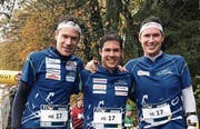 Daniel, Martin und Beat Hubmann feierten ihren fünften Team-Erfolg. (Bild: Othmar Sauter)