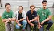 Die besten Jungschützen von links: Jonas Bösch, Stein (1.), Angelika Rutz, Laad-Nesslau (2.), Ruedi Ammann, Alt St. Johann (3.), und Fabian Koller, Alt St. Johann (4.). (Bild: PD)