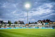 Die Wolken über der IGP-Arena verziehen sich: Der FC Wil muss betreffend Licht mit keinen weiteren Sanktionen rechnen. (Bild: Urs Bucher)