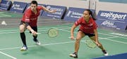 Trotz harzigen Saisonstarts besitzen Tenzin Pelling und Stiliyan Makarski viel Potenzial für ein ganz starkes Mixeddoppel. (Bild: Matthias Zindel)