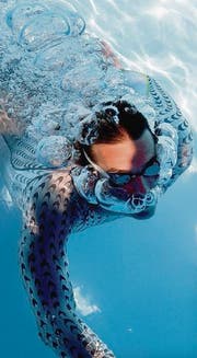 Schwimmanzug mit dem Hai als Vorbild: Fastskin von Speedo. (Bild: ap/Rob Griffith)