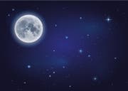 Mond und Sternenhimmel (Bild: Fotolia)