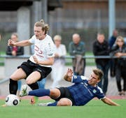 Die erste Cuprunde haben Lars Ivanusa (links) und der FC Rorschach-Goldach heil überstanden. (Bild: Ralph Ribi)