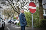 Martin Boesch am Schibenertor: "Einfahrt verboten", hiess es für ihn an seiner letzten Verwaltungsratssitzung der Cityparking AG. (Bild: Ralph Ribi)