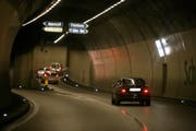 Die Polizeiaktion ereignete sich im Schorentunnel. (Bild: Archiv/Hanspeter Schiess (Symbolbild))