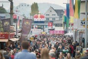 Die Olma blieb mehrheitlich friedlich. Dass mehr Wildpinkler bestraft worden sind, freut die Quartiervertreter. (Bild: Benjamin Manser)