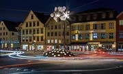 Lichterkarussell am Ochsenkreisel (Bild: ild: Wolfgang Reisser)