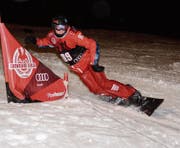 Boardercrosser Gabriel Zweifel aus Au spielt seine Technik auch in einer fremden Disziplin aus. (Bild: Jack Zweifel)