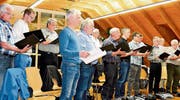 Der Männerchor bereitet sich gewissenhaft auf die Unterhaltung vor. (Bild: pd)