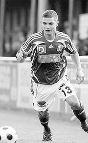 Mario Bigoni 2008 bei einem Meisterschaftsspiel mit dem FC Gossau. (Bild: Michel Canonica)