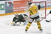 Lars Neher trifft in der 25. Minute zum 2:1. Von diesem Zeitpunkt an dominierten die Thurgauer den Favoriten Olten. (Bild: freshfocus)