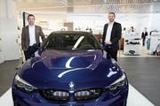 Daniel Engelberger (links) und Markus Schwingel sind die neuen Eigentümer der Alpina Chur AG. (Bild: Susi Miara)