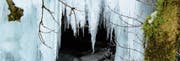Am Steinenbach ist ein Eisfallklettereldorado entstanden. Geöffnet nur für Zwerge.