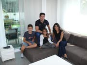 Familie Sarac aus Diepoldsau: Furkan, Ömer, Tuana und Meryem. (Bild: Bea Sutter)