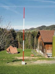Geometer-Denkmal im ausserrhodischen Teufen, Dietenschwendi. (Bild: H. R. Fricker)