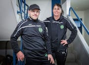 Ueli und Silvia Heeb bilden das Trainergespann des NLB-Teams von St. Gallen-Staad. (Bild: Urs Bucher)