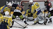 Der SC Rheintal will das Bollwerk am Munot knacken: Im Heimspiel schoss Adrian Ströhle drei Tore. (Bild: Sepp Schmitter)