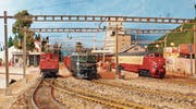 Die Fans der Modelleisenbahnen werden an den Tagen der offenen Türe begeistert sein. (Bild: pd)