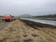 Die Feuerwehr konnte den Brand rasch löschen. (Bild: Kapo SG)