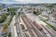 In den kommenden drei Jahren soll ein Zukunftsbild für das ganze Gebiet St. Fiden–Heiligkreuz entstehen. Die Planung kostet 1,5 Millionen Franken. (Bild: Urs Bucher und Benjamin Manser)