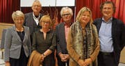 Unter der Leitung von Ulrich Müller-Knapp (rechts) referierten Annette Streeck-Fischer, Heinz Böker, Inge Seiffge-Krenke, Franz Resch und Katharina Purtscher-Penz (von links). (Bild: PD)
