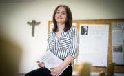 Lorena Späth ist mit ihrem Modell für Begabtenförderung für den Preis der besten Maturaarbeit der «Unteren Waid» nominiert. (Bild: Ralph Ribi)