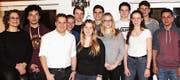 Die neuen Kommissionsmitglieder des Musikvereins mit den aufgenommenen Kandidaten und den neu gewählten Aktivmitgliedern. (Bild: pd)