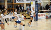 Volley Toggenburg liess am Samstagabend dem Team aus Obwalden keine Chance und spielte überzeugt bis zum Sieg gegen das Innerschweizer Team. (Bild: Reinhard Kolb)