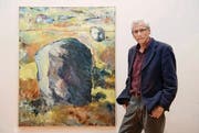 Natur in ihrer elementaren Kraft: Werner Steininger mit einer seiner expressiven Naturimpressionen. (Bild: Michel Canonica)