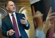 Ethos-Präsident Dominique Biedermann zieht eine gemischte Bilanz punkto Aktionärseinfluss an Generalversammlungen. (Bild: Walter Bieri/KEY)