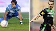 Bleiben den Espen treu: Daniel Lopar (links) und Marco Aratore. (Bild: Archiv)