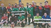 Der Final zwischen St. Margrethen 2 (grün) und Wittenbach 2 endete mit einem Sieg der Rheintaler. (Bild: ar)
