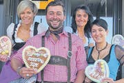 Die «Profis» (von links) Cornelia Kühnis, Manuel Gasser, Marion Halter und Tanja Jöhri. (Bild: pd)