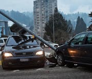 Der Sachschaden beträgt über 3 (Bild: Kapo SG)