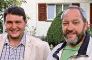 Die Gemeinderatskandidaten Daniel Juninger (l.) und Bruno Frei. (Bilder: pd)