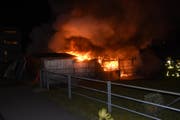 Beim Brand kamen keine Personen zu Schaden.