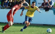 Offensiv-Allrounder Rijad Abazi (rechts) stürmt 2017/18 wieder für den FC St. Margrethen. (Bild: Archiv/ys)